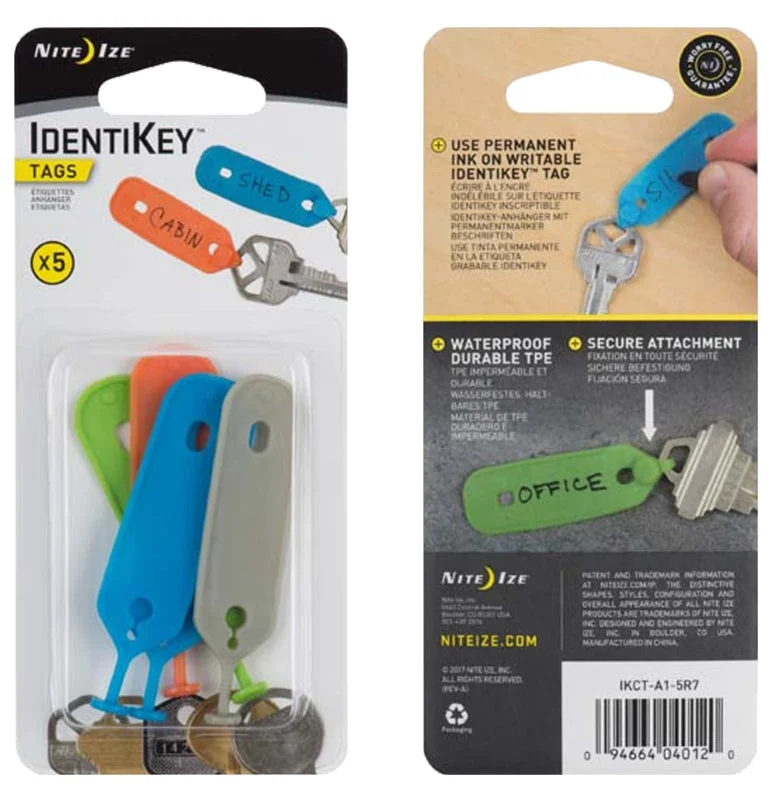 Nite Ize IKCT-A1-5R7 ID Tag, Polycarbonate