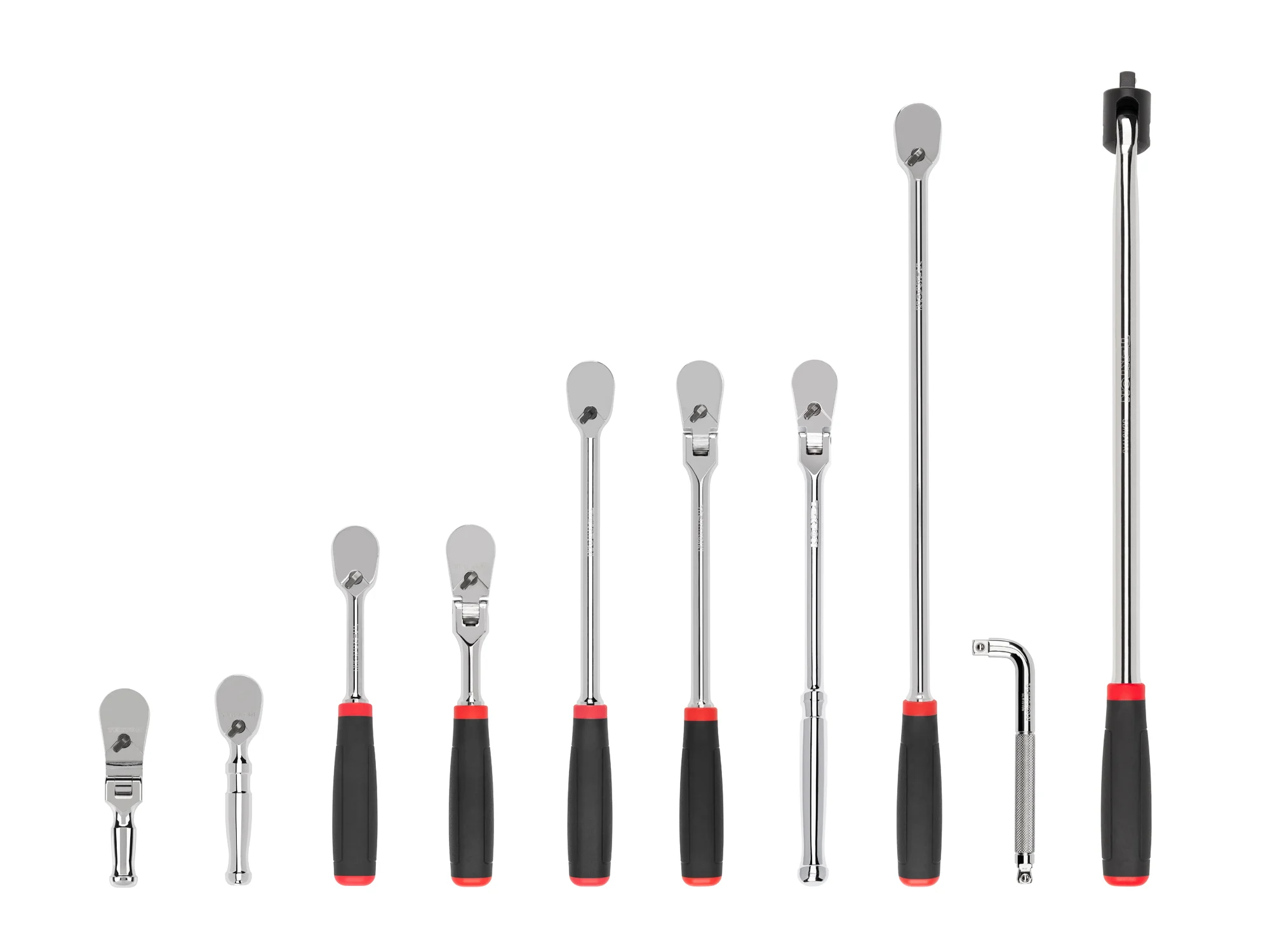 Non-Quick-Release Comfort Grip Ratchet, L-Handle, and Breaker Bar Set (10-Piece)
