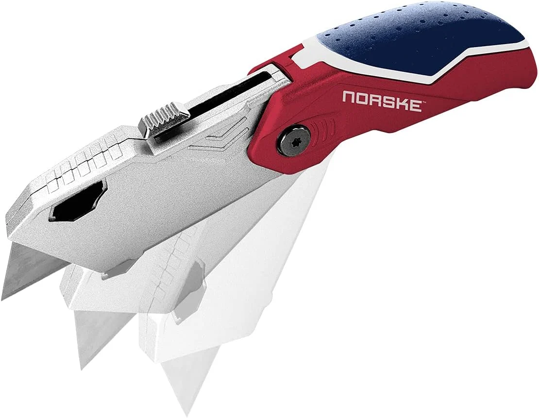 Norske Tools NMCP076 Auto Loading Folding Utility Knife
