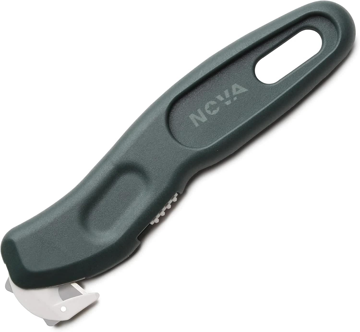 Nova Nex Cutter with Replaceable Head, Ergonomic Box Opener, Stretch Film Shrink Wrap Cutters Safety Knife