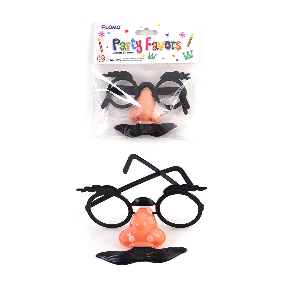 Novelty Nose & Mustache Glasses - 2-Packs