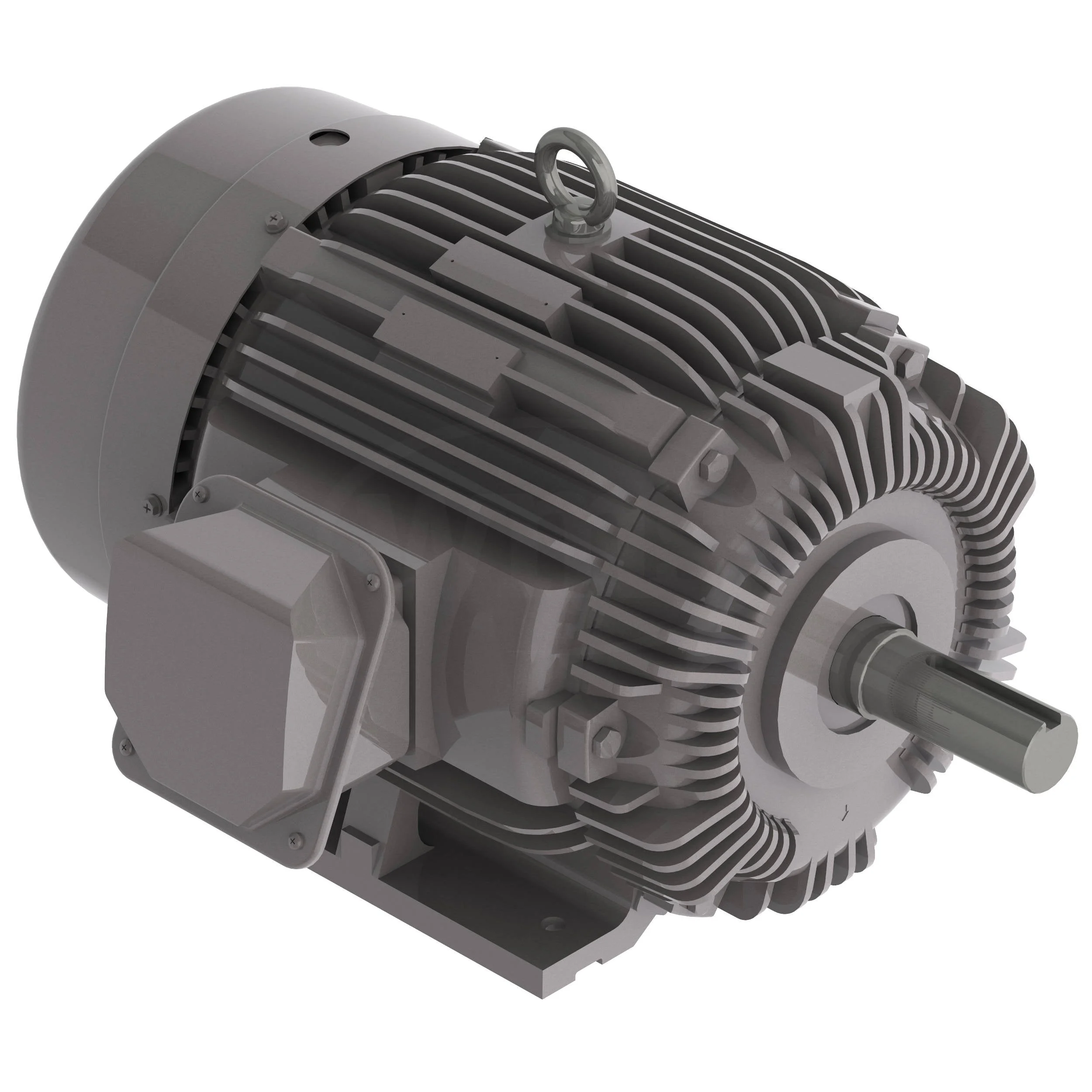 NP0254G Teco-Westinghouse 25HP Cast Iron Electric Motor, 1800 RPM