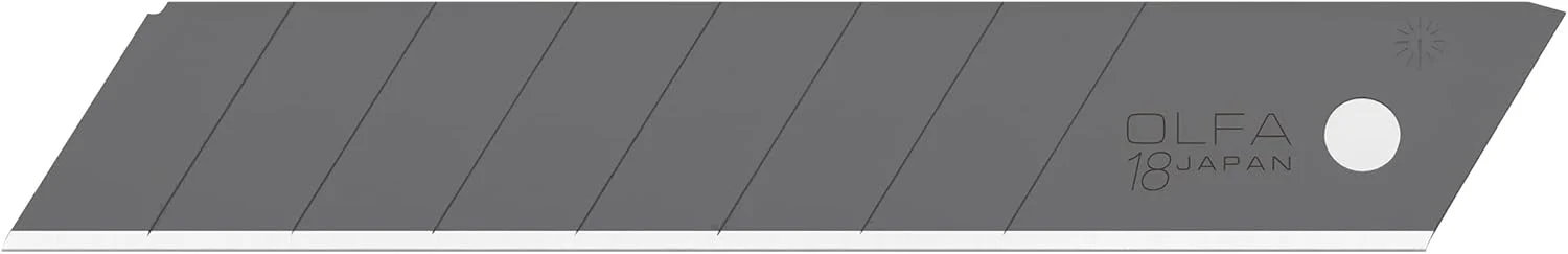 OLFA 18mm Heavy-Duty Ultra-Sharp, Snap Off Replacement Blades, 50 Blades (400 segments) LBB-50B – Snap-Off Utility Knife Replacement Blades, 25% Sharper than Silver, Fits most 18mm Utility Knife