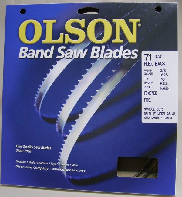 Olson 71-3/4" FB10071DB Band Saw Blade 3/16" x .025 10 TPI Style Regular
