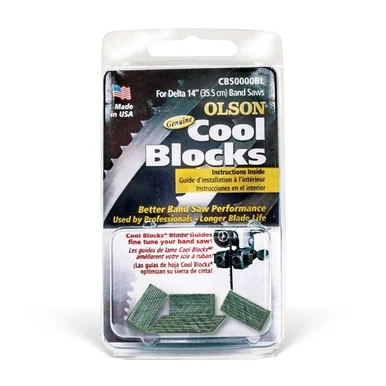 Olson Cool Blocks For 14" Jet Bandsaw Or Similar