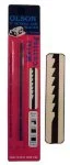 Olson MC49000Metal Cutting Scroll Saw Blade - 20 TPI [#12] 0.041 Wide X 0.023 Thick X 5" Long - Stamped Regular Tooth - Plain End