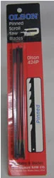 Olson Pinned Scroll Saw Blades 424P (6 Pack)