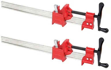 One (1) Pair BESSEY 72" Heavy-Duty IBeam Bar Clamps for Woodworking