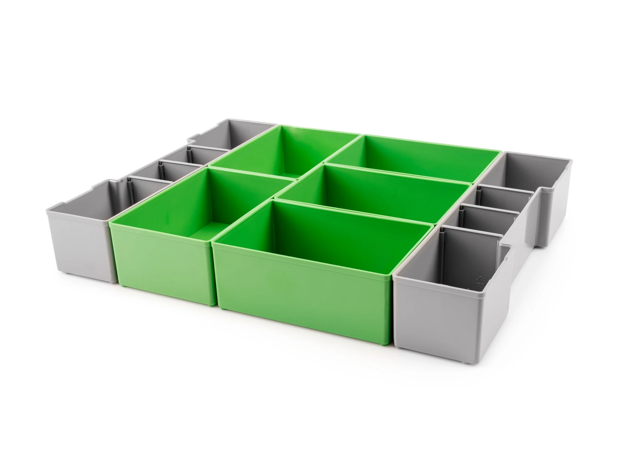 Organizer Bin Set for Shallow Stacking Tool Box, L-BOXX 1 (7-Piece)