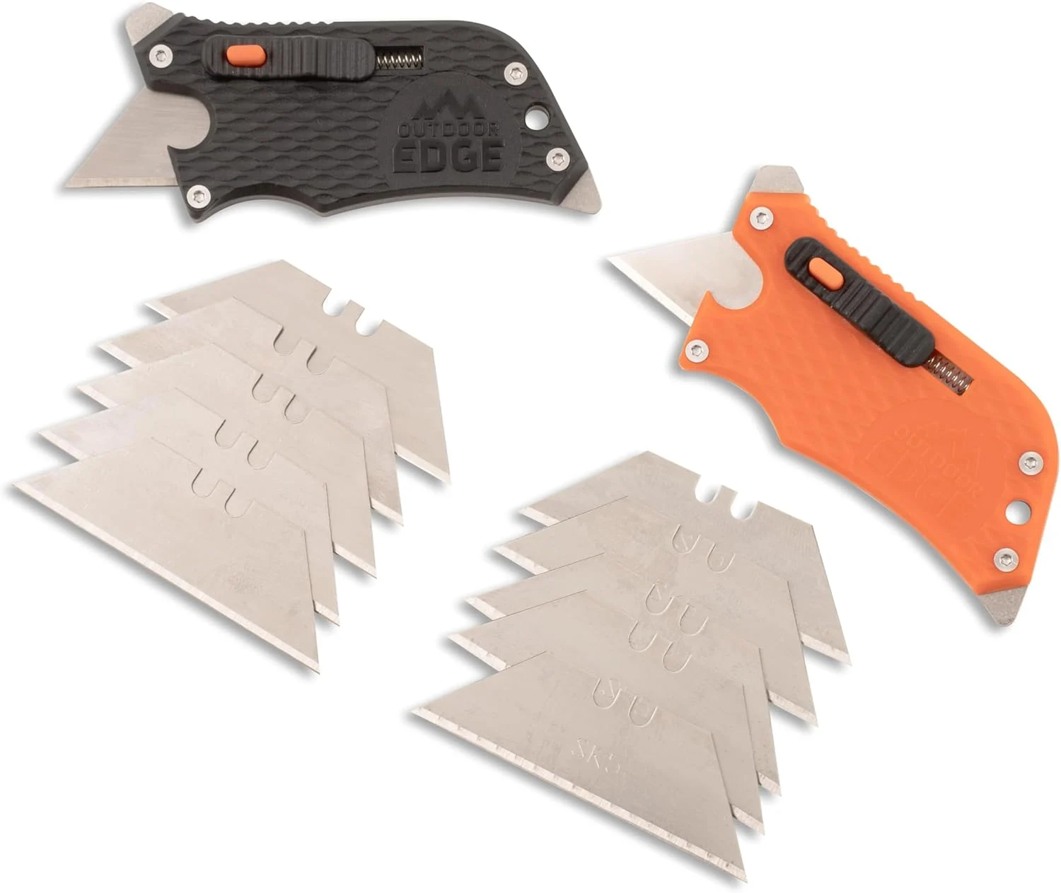 Outdoor Edge SlideWinder – Utility Knife Multitool with Standard Replaceable Razor Blade, Screwdrivers, Prybar, Bottle Opener and Pocket Clip with Locking Auto-Retracting Blade