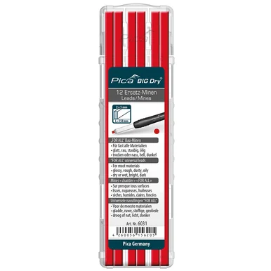 Pica Big Dry Refills Red 12pk