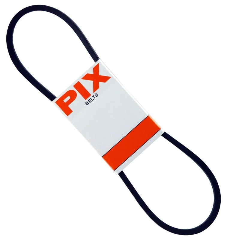 PIX B30/5L330 V-Belt, 33 in Outside Circumference, Molded Cog, 21/32 in W, 3/8 in Thick, Black