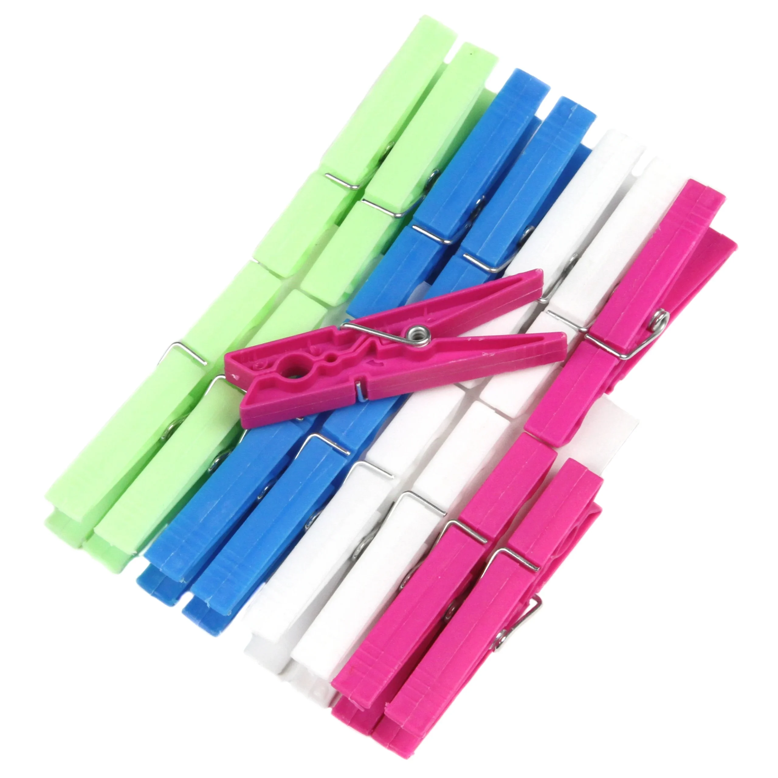 Plastic Clothes Pins - 16-Pack