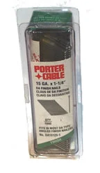 Porter Cable 15 GA. X 1-1/4" DA Finish Nails Quanity of 1000