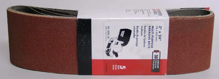Porter Cable 3" x 24" 50 Grit Multi-Purpose Sanding Belt