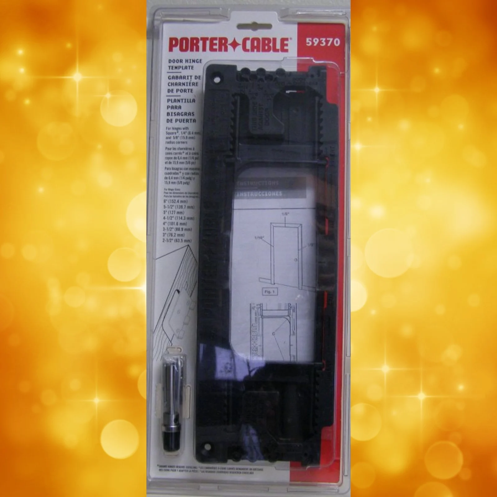 Porter Cable 59370 Door Hinge Templet