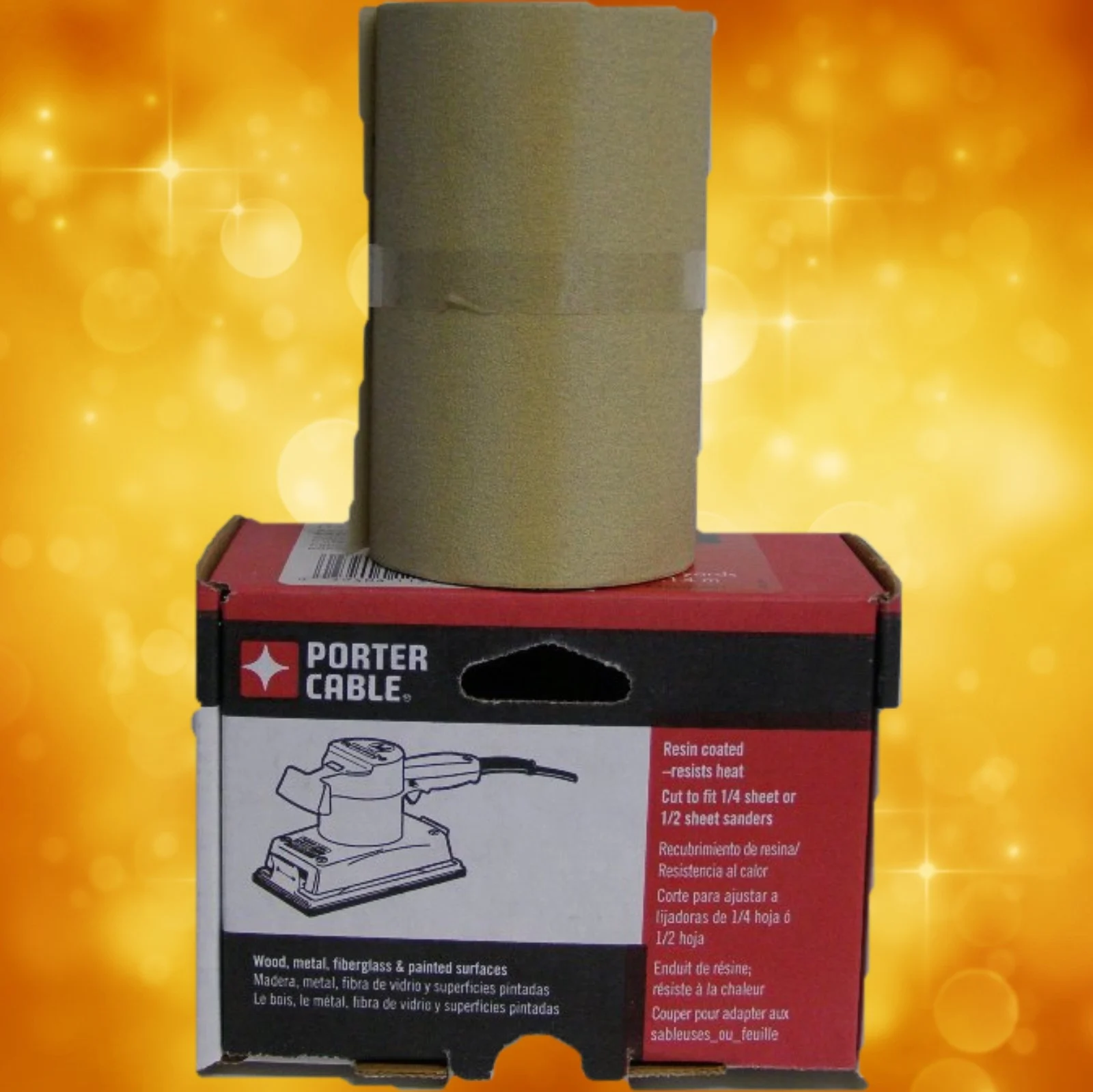 Porter Cable 740001501 150 Grit 4-1/2" x 10 Yard, PSA Sanding Roll