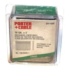 Porter-Cable FN16200-1 16 GA. X 2 " Galvanized Finish Nails Quanity of 1000