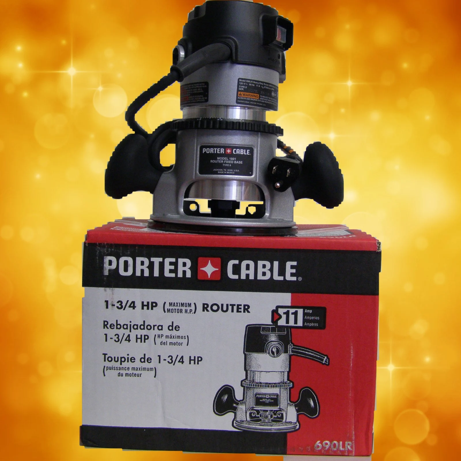 Porter Cable Router 690LR 1-3/4 Peak HP