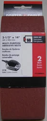 Porter Cable Sanding Belt 712401002 2-1/2" x 14" 100g belt 2 pack