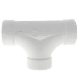 PVC DWV 2-Way Cleanout (HUB x HUB x HUB)
