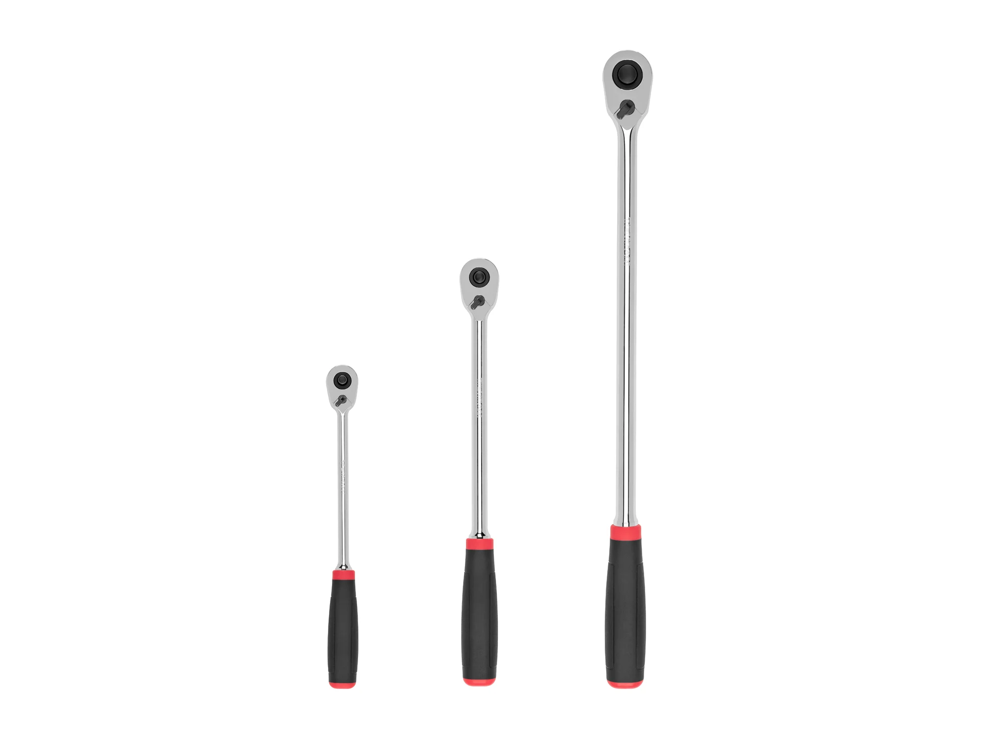 Quick-Release Comfort Grip Long Ratchet Set (3-Piece)