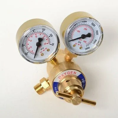 Replacement Oxygen Regulator Gage Set for Gas Welder Regulater Gauge Only