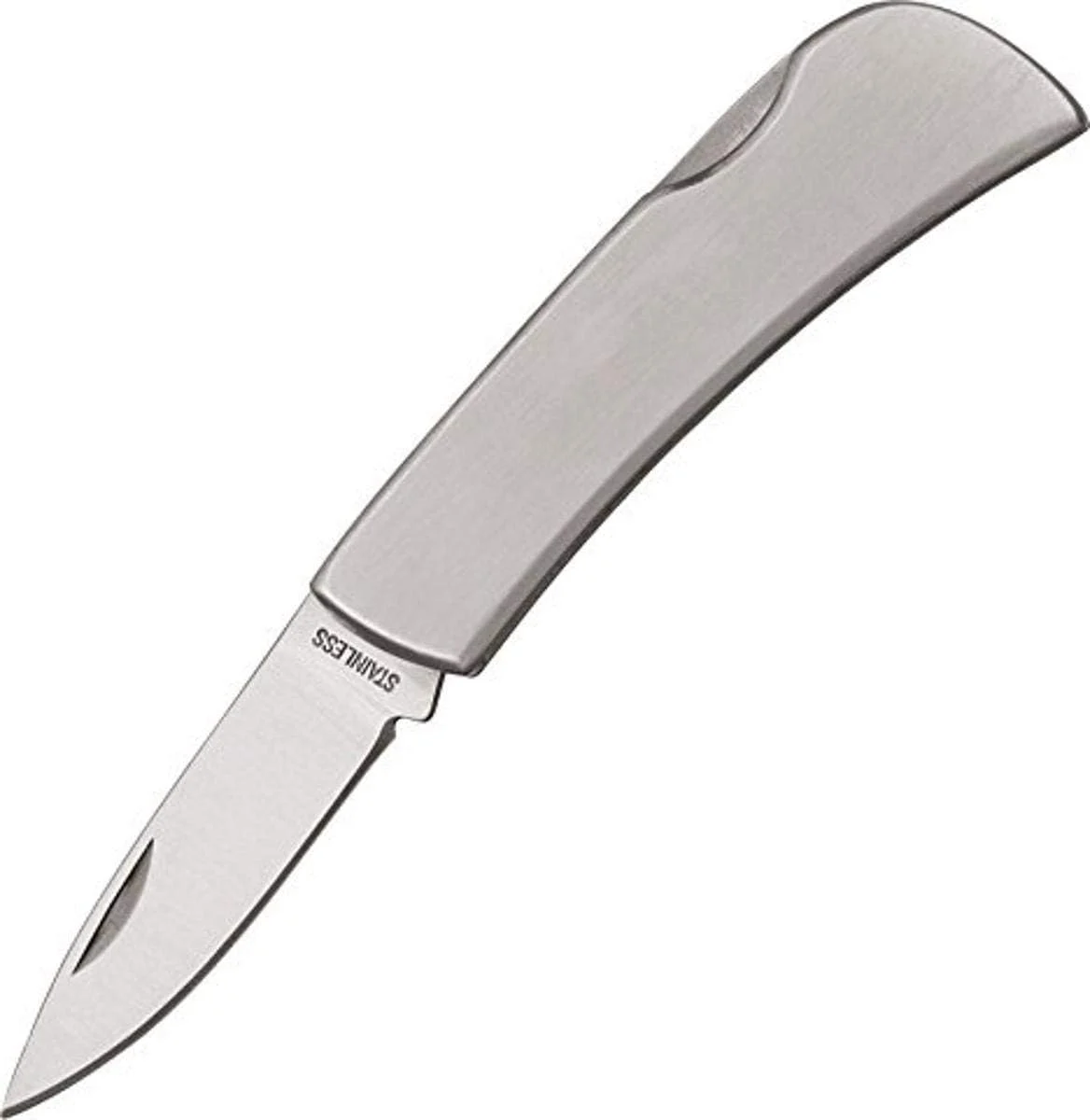 Rite Edge 2.5” Small Flat Engravable Silver Folding EDC Gift Lock Back Pocket Knife