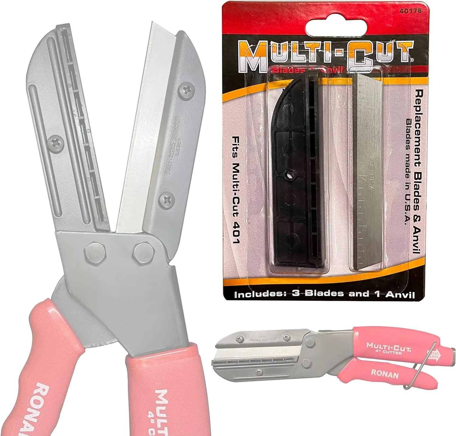 Ronan Multi-Cut Replacement Blades & Anvil for Ronan Multi-Cut 401
