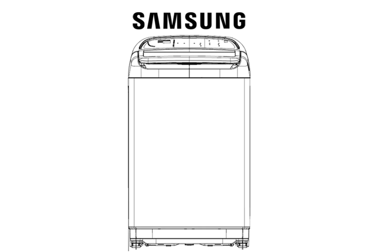 SAMSUNG Washing Machine Front Tub - DC97-16460H