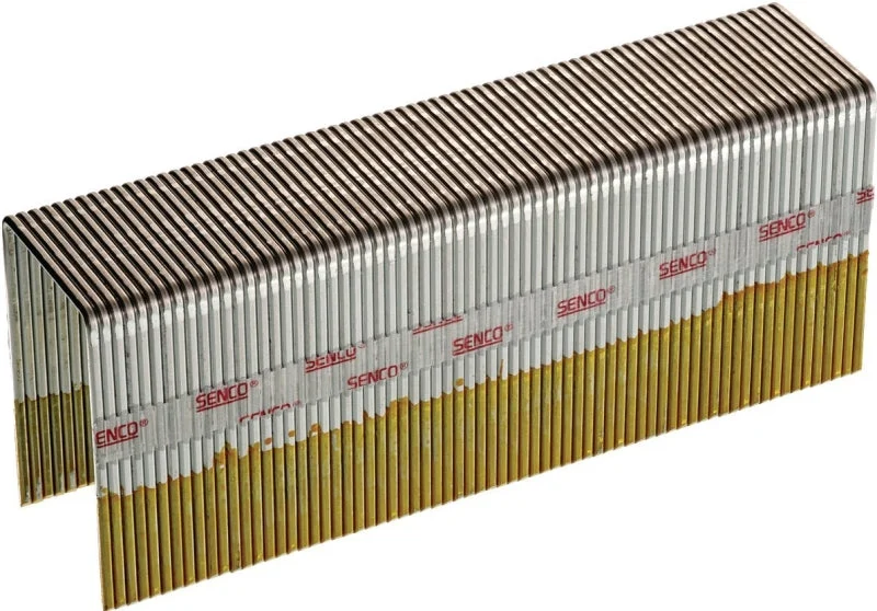 Senco P21BAB Wire Staple, 1 in W Crown, 2 in L Leg, 16, Galvanized Steel