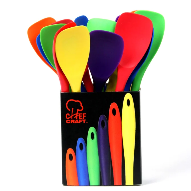 Silicone Spoon Spatulas Shelf in Floor Display