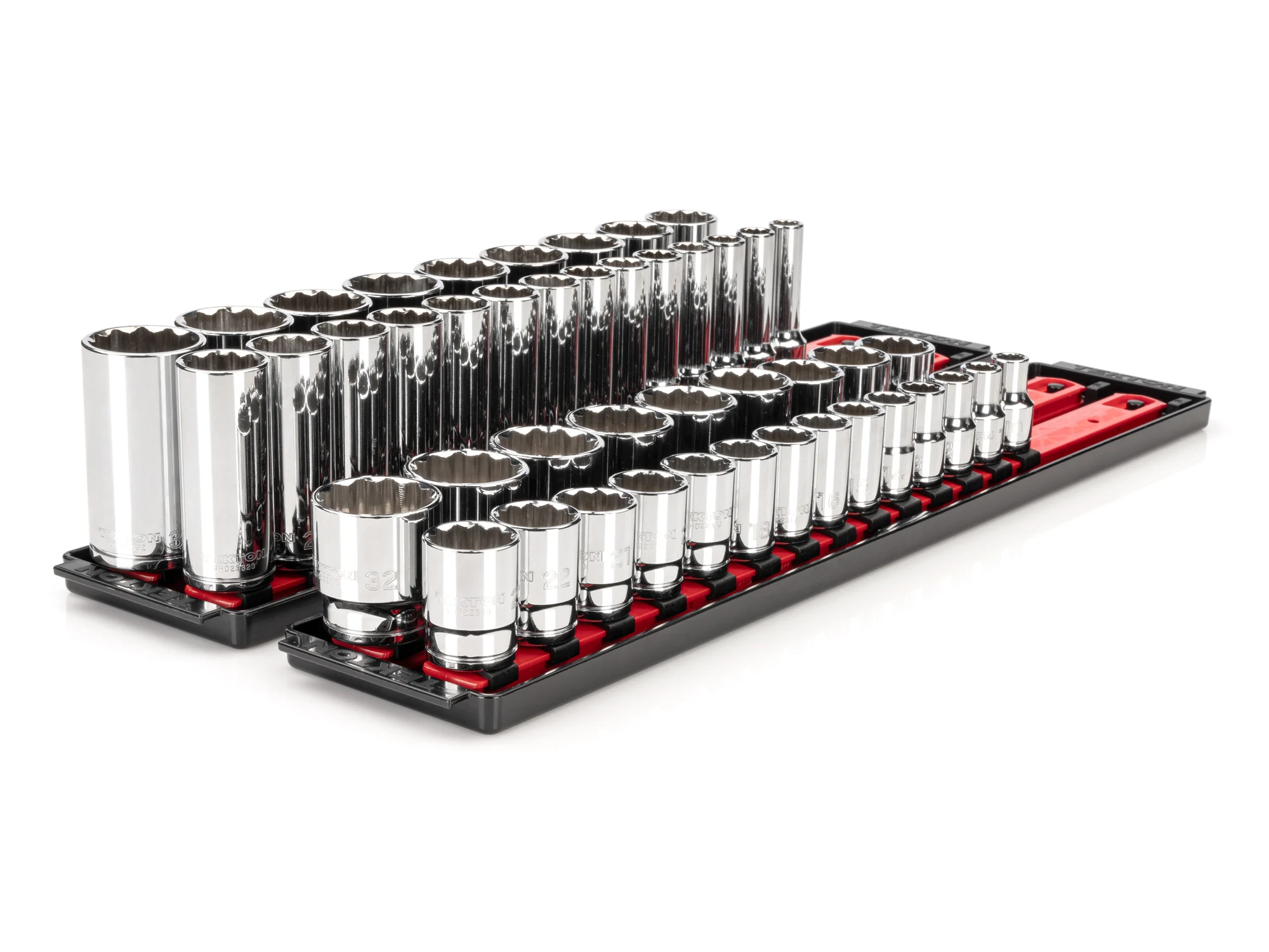 Socket Set with Rails and Trays (46-Piece)