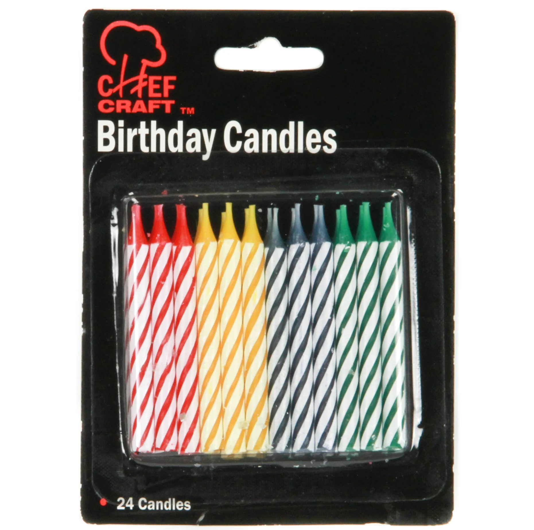 Spiral Candles - 24-Packs