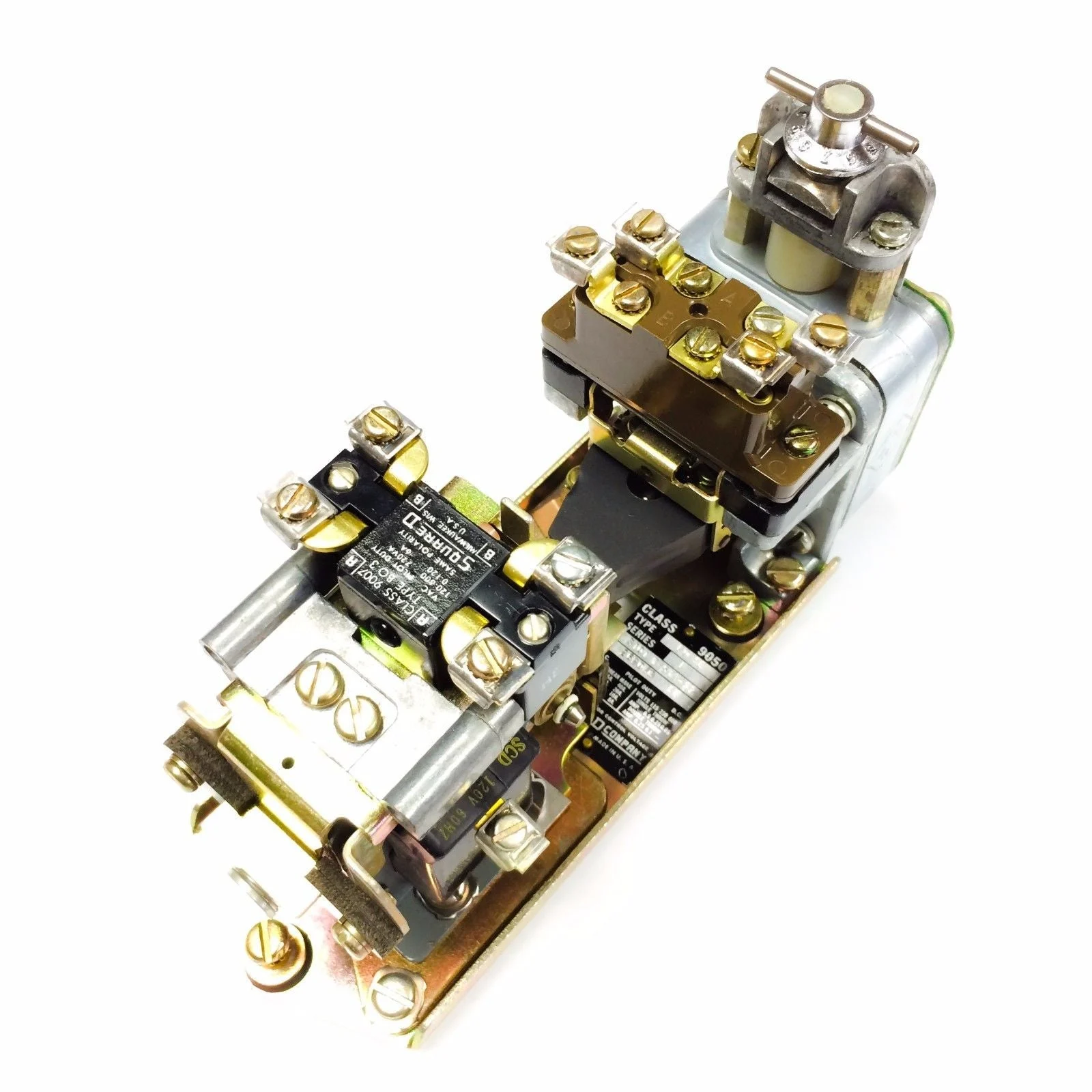 Square D AC Pneumatic Timing Relay 120V Coil