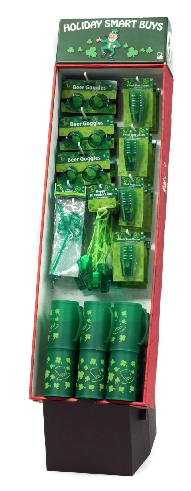 St Patty's Day Gear in Floor Display