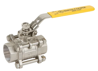Stainless Steel Three Piece Socket Weld Ball Valve