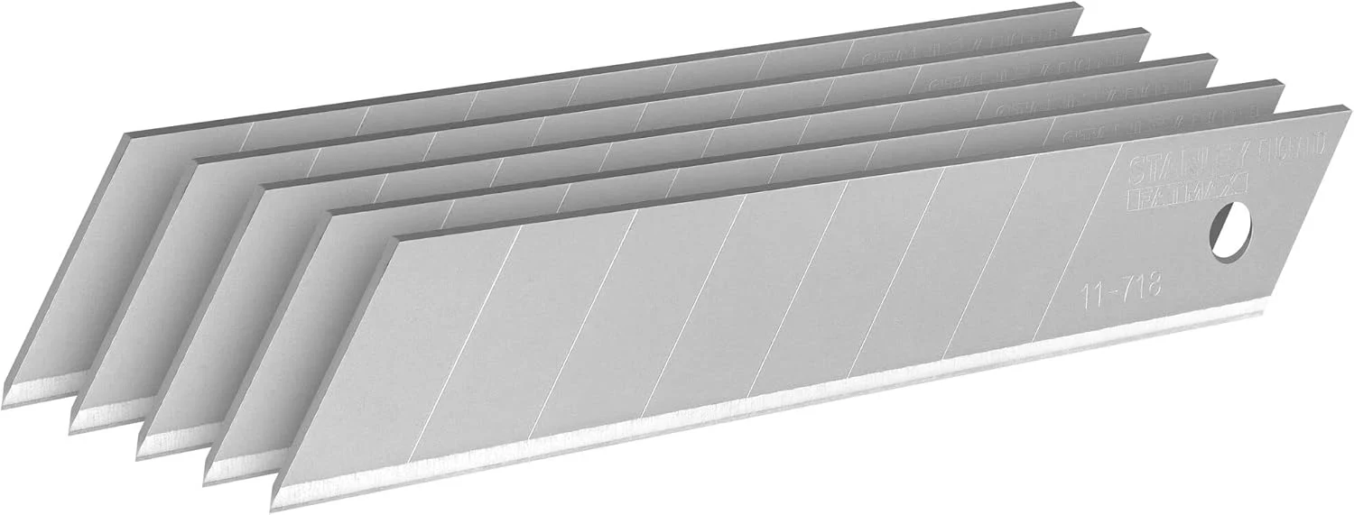 Stanley 0-11-718 Snap Off Blade (5 piece), Silver