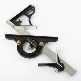Steel Machinist Combination Try Tri Square Ruler Measuring Angle Tool Rule
