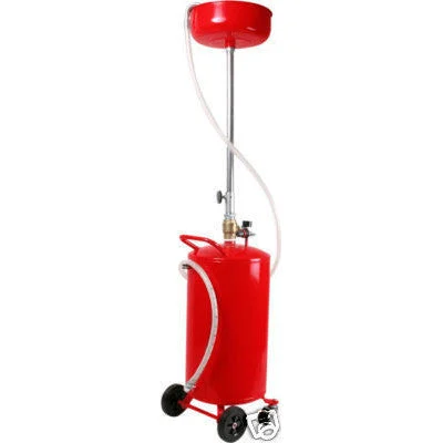 Tall Under Hoist Fluid Auto Car Waste Motor Oil Drain Removal System Tank Lift