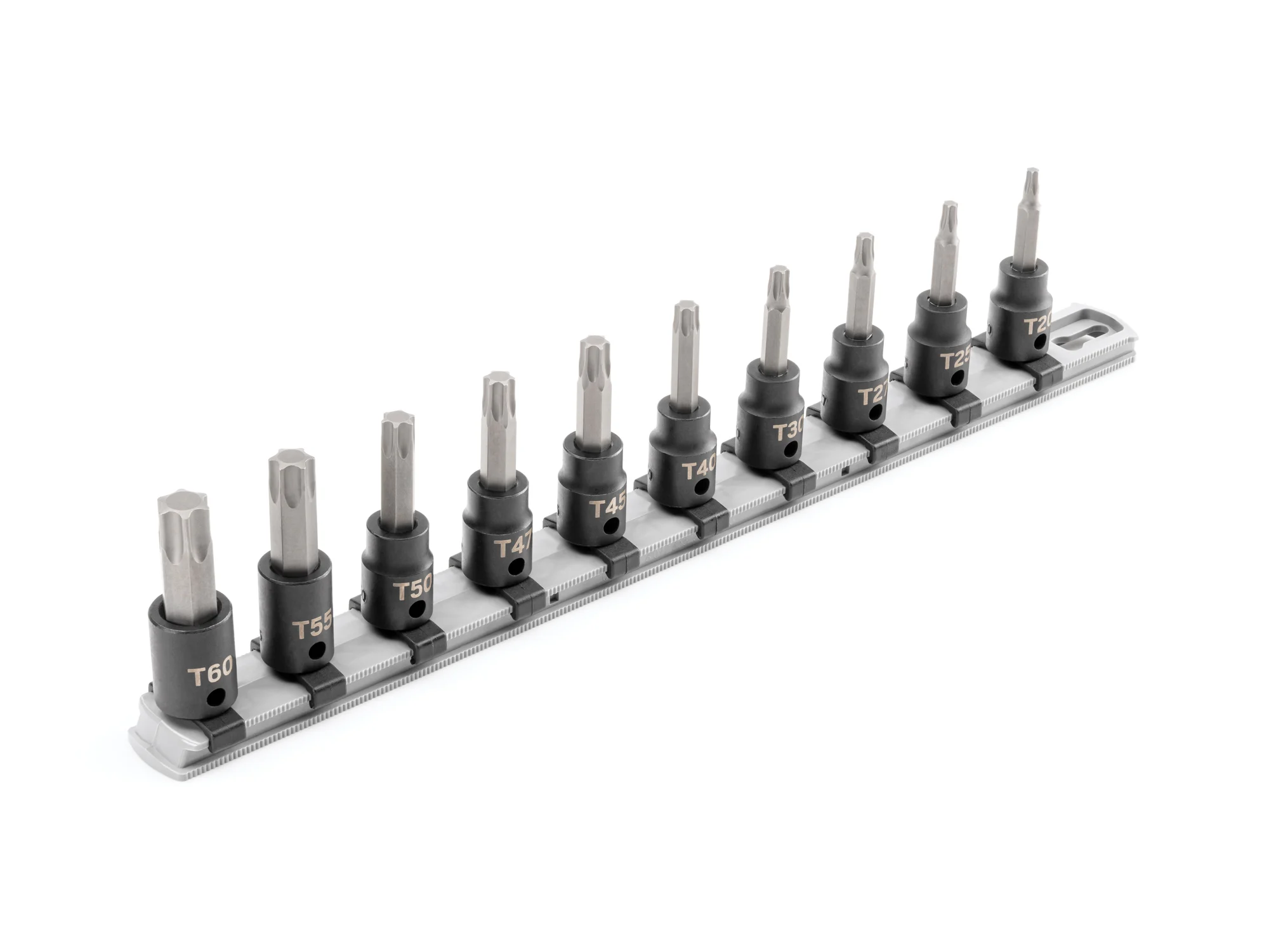Torx Impact Bit Socket Set with Rail (10-Piece)