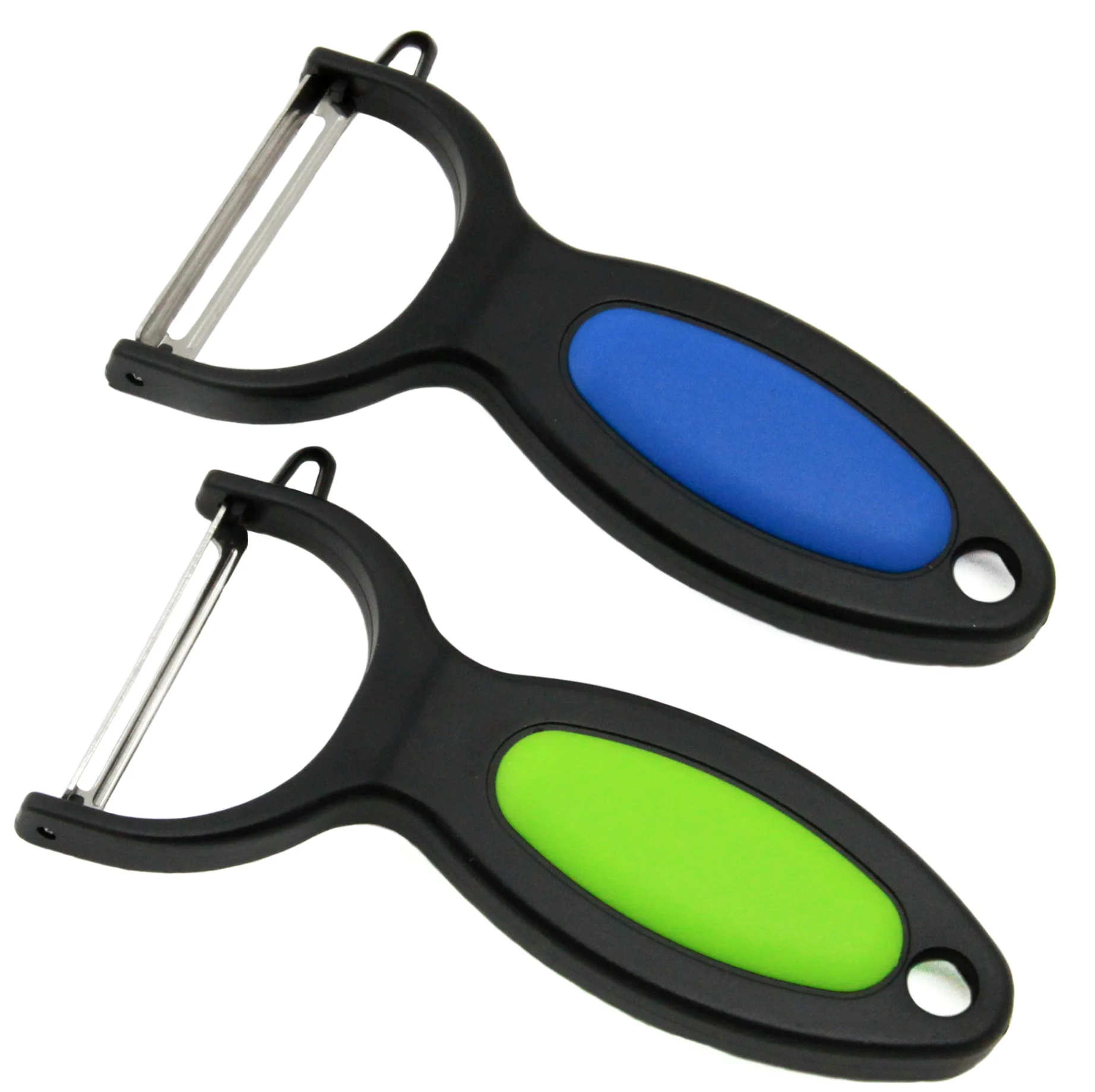 Transverse Vegetable Peeler - Blue/Greens