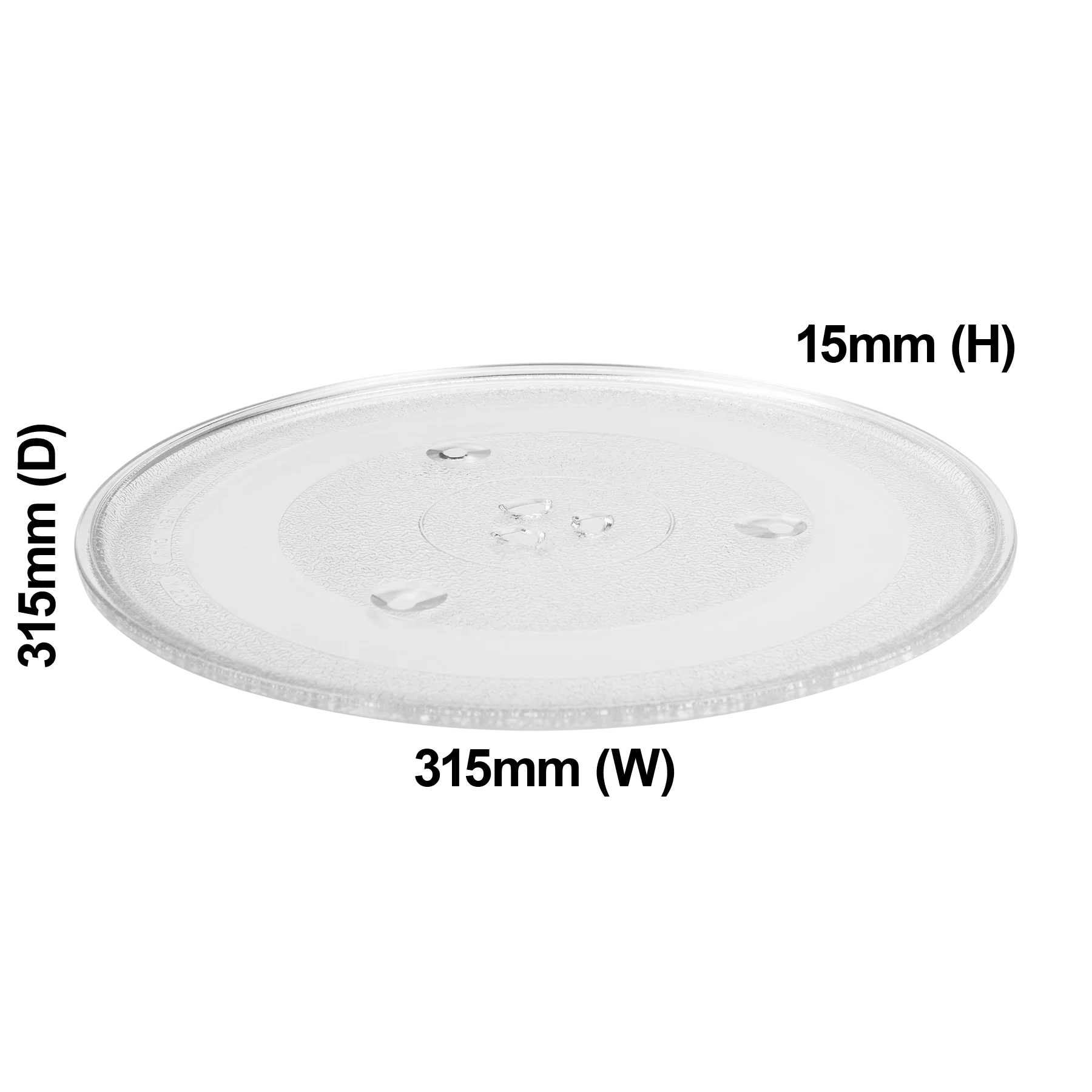 Universal Microwave Glass Turntable Tray 315mm - 12570000001006