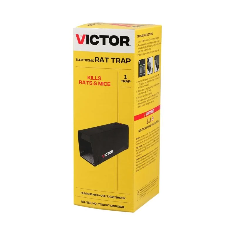 Victor M241 Electronic Rat Trap, 8-1/2 in L, 4 in W, 4.7 in H