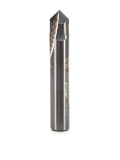Whiteside 1500 90 Degree V-Groove Router Bit - 90 - 1/4"SH, 1/4"CD, 1/8"PL