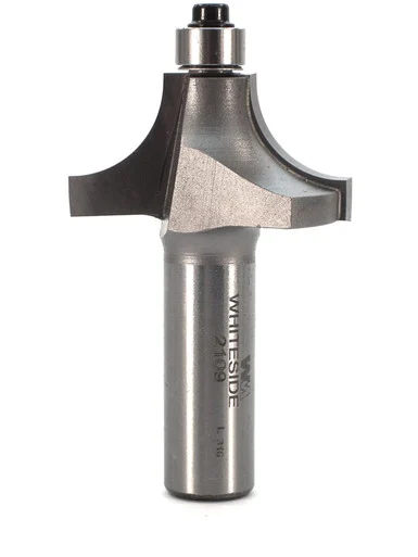 Whiteside 2109 Beading Router Bit - 1/2"SH, 1/2"R, 3/4"CL