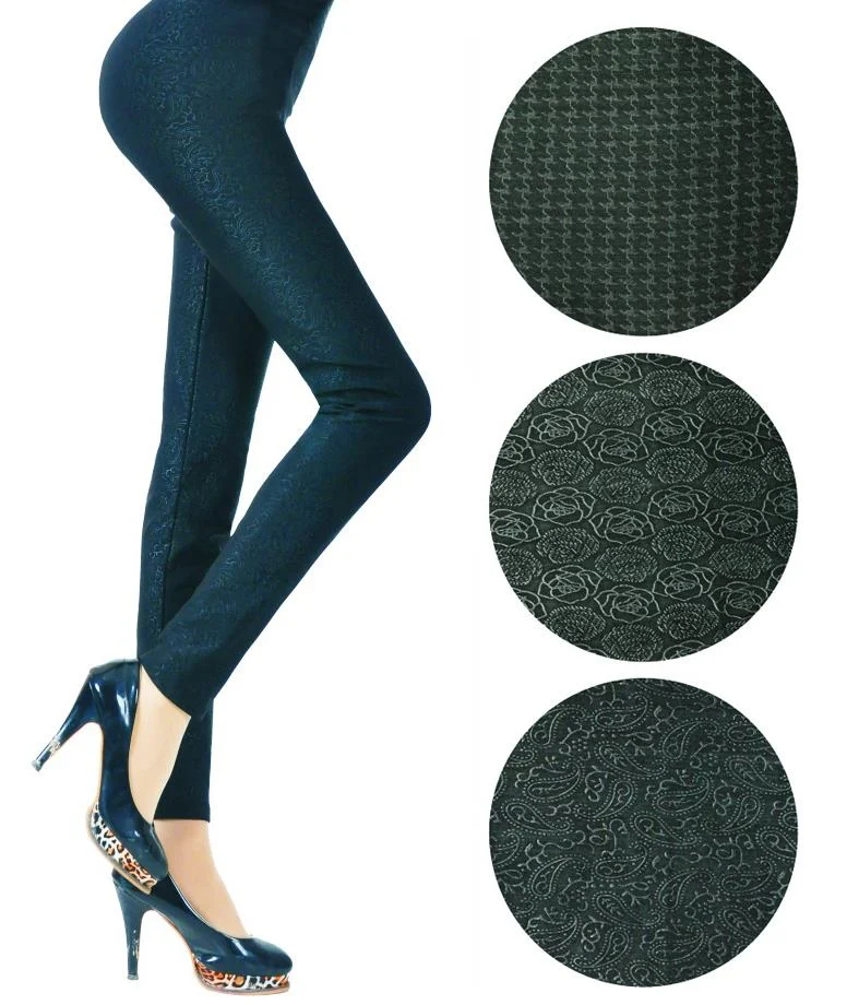 Women's Fashion Leggings - Textured Prints