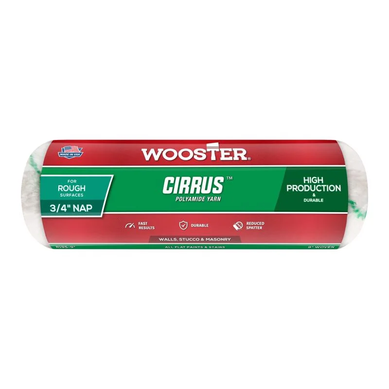 Wooster Cirrus Yarn 9 in. W X 3/4 in. Regular Paint Roller Cover