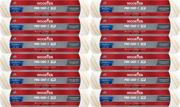 Wooster Genuine 14" Pro/Doo-Z FTP 1/2" Nap Roller Cover 12-Pack, RR667-14-12PK